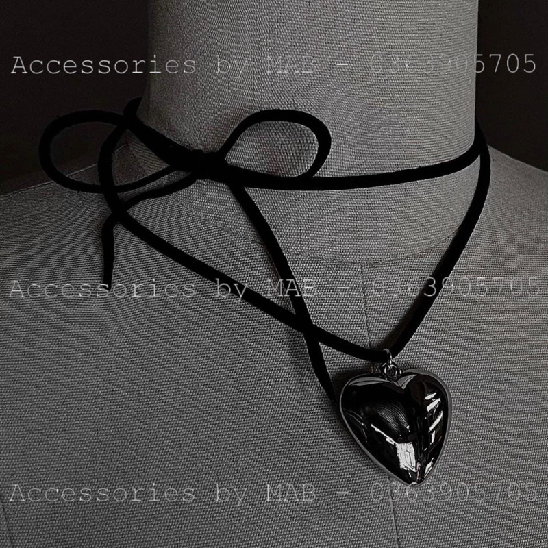 Vòng cổ trái tim mai phương bùi