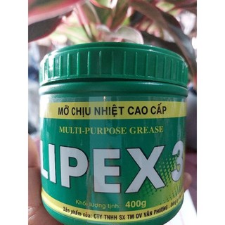 Mỡ bò chịu nhiệt lipex3 400g