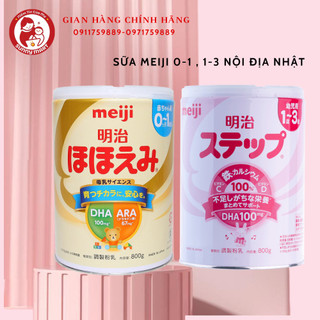 SỮA MEIJI 0-1 , 1-3 NỘI ĐỊA NHẬT BẢN 800GR