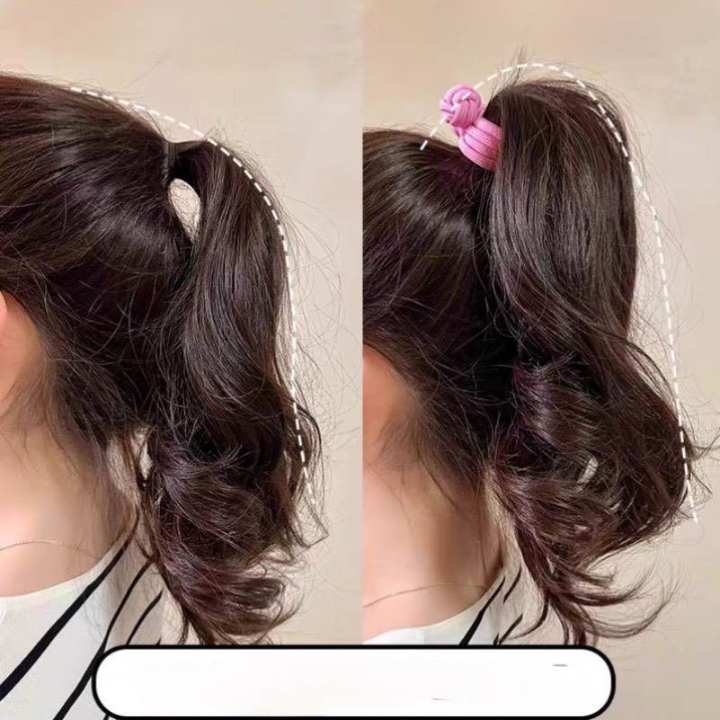 Dây Buộc Tóc Chống Rụng Tóc Dễ Thương Mẫu Mới Phong Cách Hàn Siêu Hot Cho Nữ