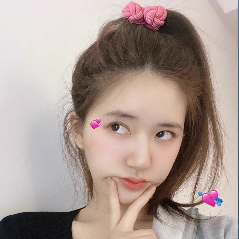 Dây Buộc Tóc Chống Rụng Tóc Dễ Thương Mẫu Mới Phong Cách Hàn Siêu Hot Cho Nữ