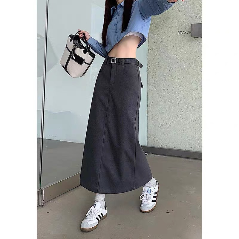 Chân váy suông dáng dài