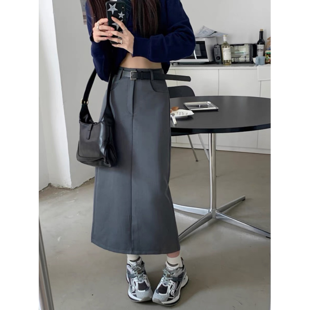 Chân váy suông dáng dài