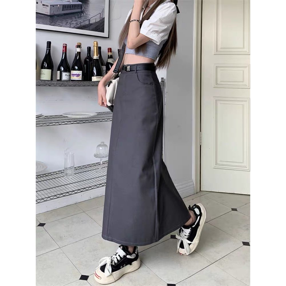 Chân váy suông dáng dài