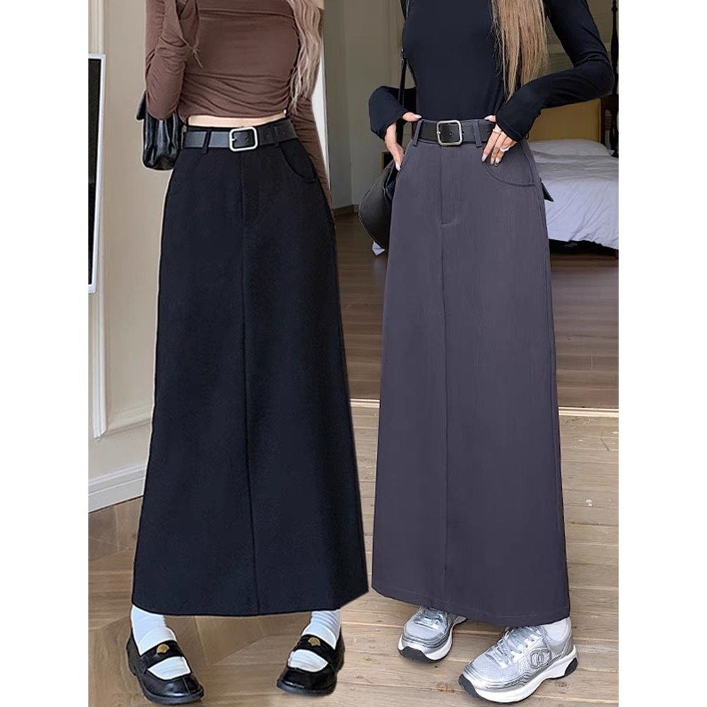 Chân váy suông dáng dài