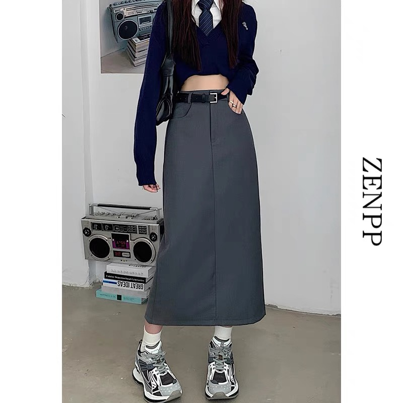 Chân váy suông dáng dài