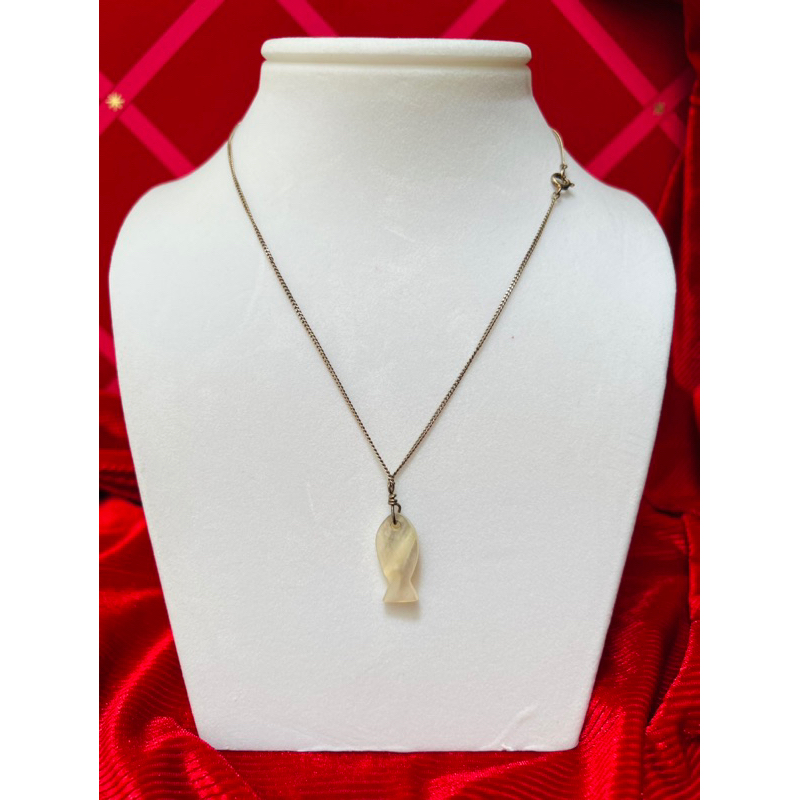 Thanh lý dây chuyền ngắn màu trắng