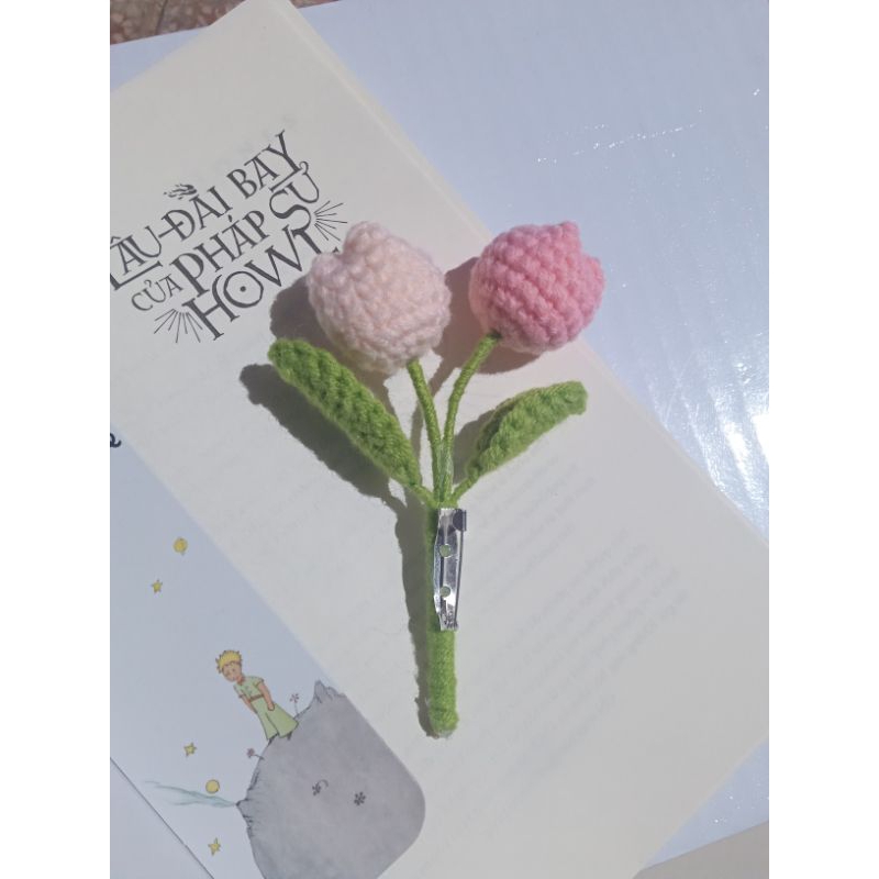 Ghim cài áo, cài cặp hình hoa tulip siêu cute