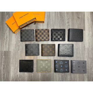 Ví da nam LV - vi nam MCM mẫu mã thời trang - bóp nam các mẫu. Full box