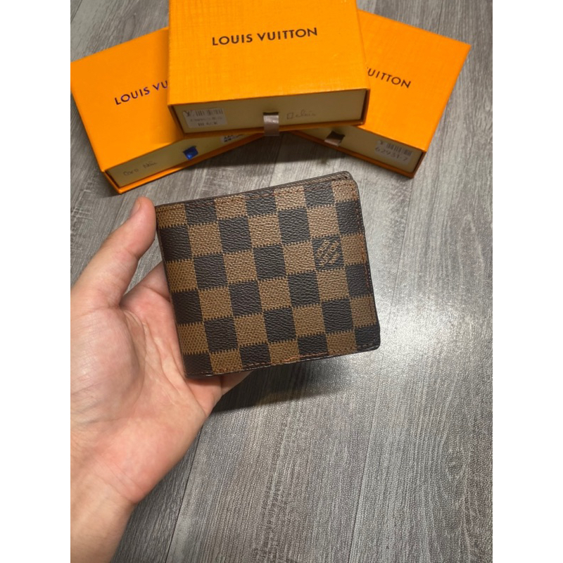 Ví da nam LV - vi nam MCM mẫu mã thời trang - bóp nam các mẫu. Full box