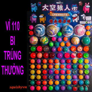 Vỉ bi nảy bốc thăm trúng thưởng 110 quả bóng nảy đàn hồi bi nảy tưng tưng