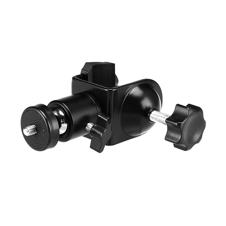 Kẹp chữ U kèm ball head dùng để gắn máy ảnh, đèn flash, đèn led...