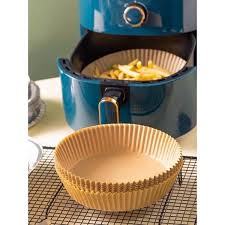 Set 50 Bát Giấy Nến Vàng Thấm Dầu Lót Nồi Chiên Không Dầu.