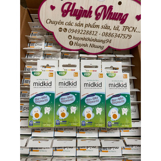 Xịt chống sâu răng Midkid cho bé giảm ố vàng, phòng sâu răng, mủn răng chai 30ml