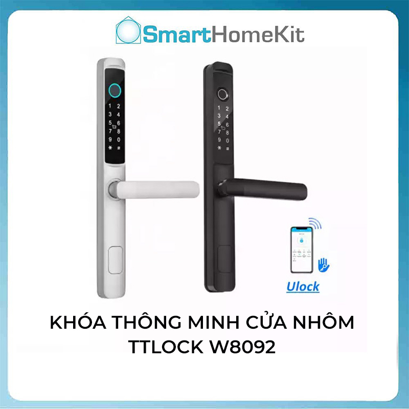 Khóa thông minh cửa nhôm TTLock TLA300F - Khóa từ vân tay