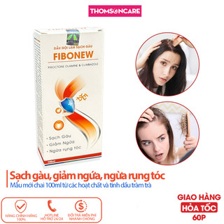 Dầu gội ngăn ngừa gầu Fibonew chai 100ml - Fibonacci sạch gàu, hết ngứa từ ketoconazole