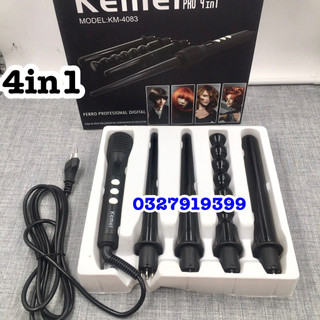 ✅freeship ✅ Máy uốn tóc đa năng 4in1 KEMEI 4083