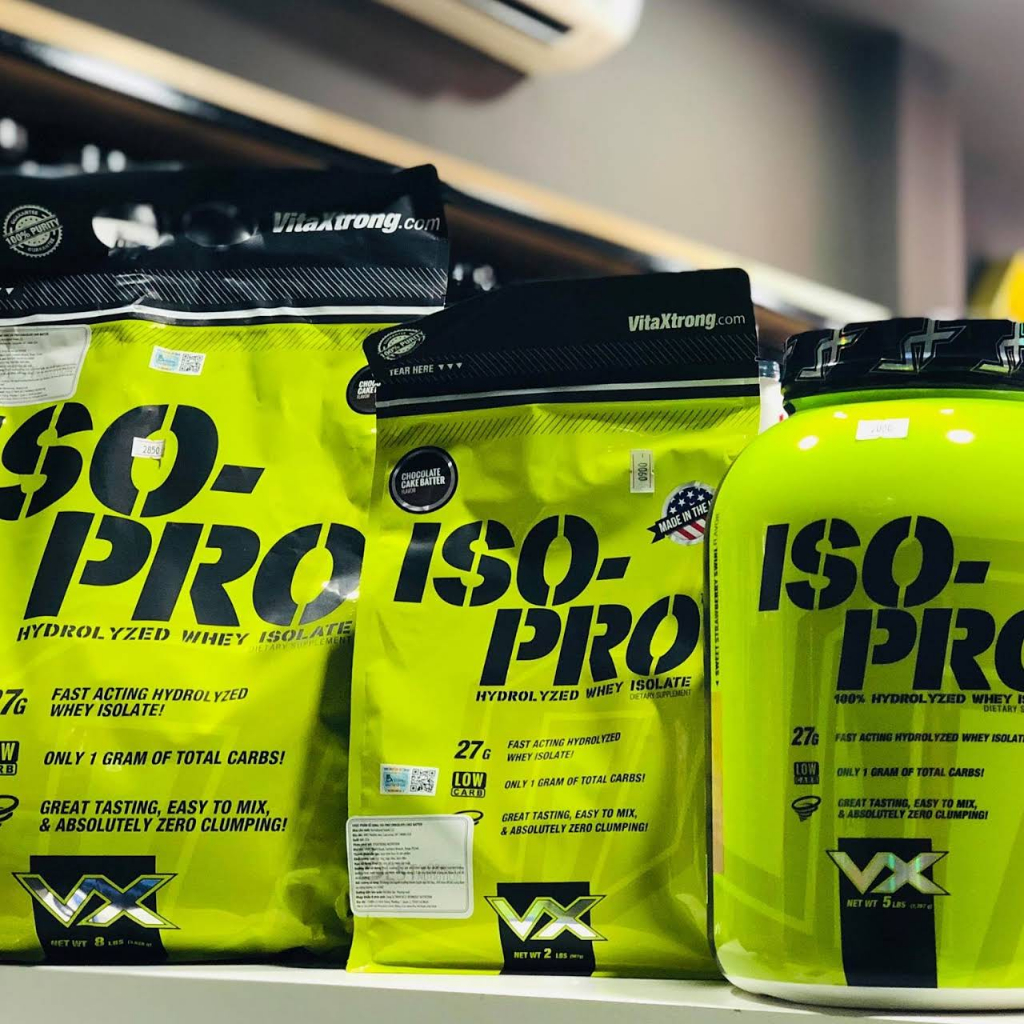 Bột đạm whey VitaXtrong ISO PRO 8Lbs