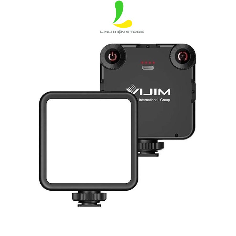 Đèn hỗ trợ quay phim chụp ảnh ULANZI VIJIM VL81 - Đèn Led quay vlog tích hợp pin sạc 3000mAh
