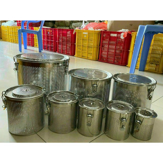 Giỏ đựng gia vị, giỏ lọc gia vị nhúng nồi phở inox cao cấp 304 không gỉ 12cm