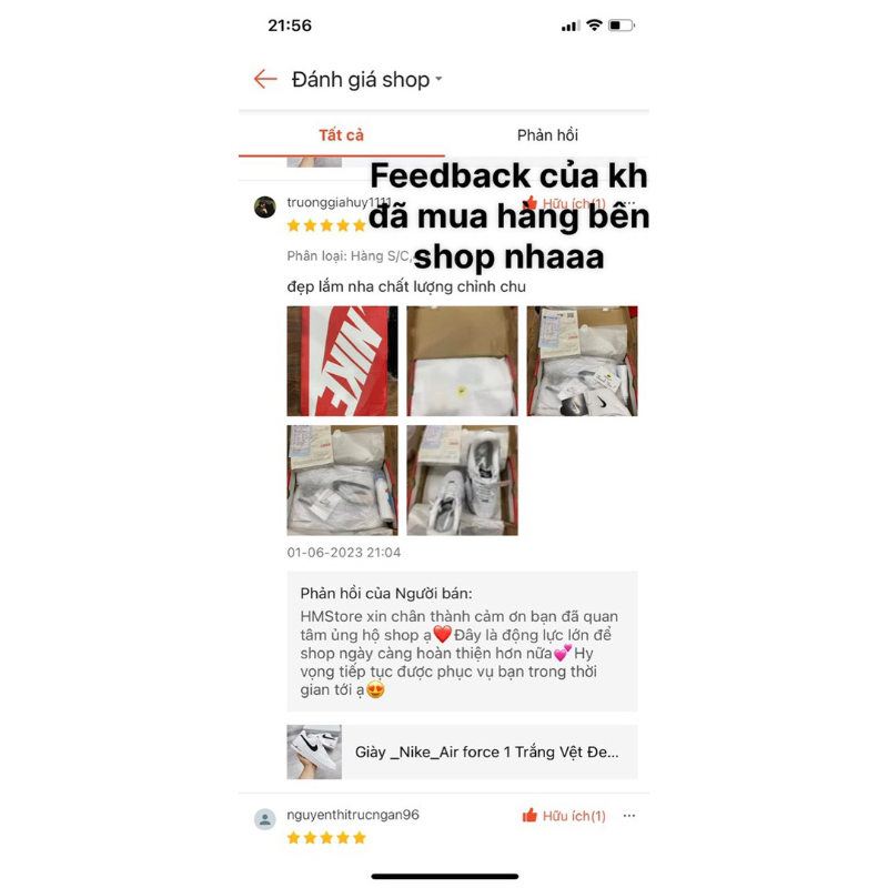 Giày Thể Thao AF1 Vệt Đen Nam Nữ Hot 2023, Đế Air Full Box+Bill
