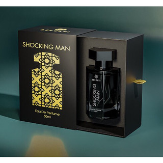 Nước hoa nam bergami shocking man thơm lâu lưu hương 24h 50ml/chai, nước hoa chính hãng mùi hương nam tính mạnh mẽ