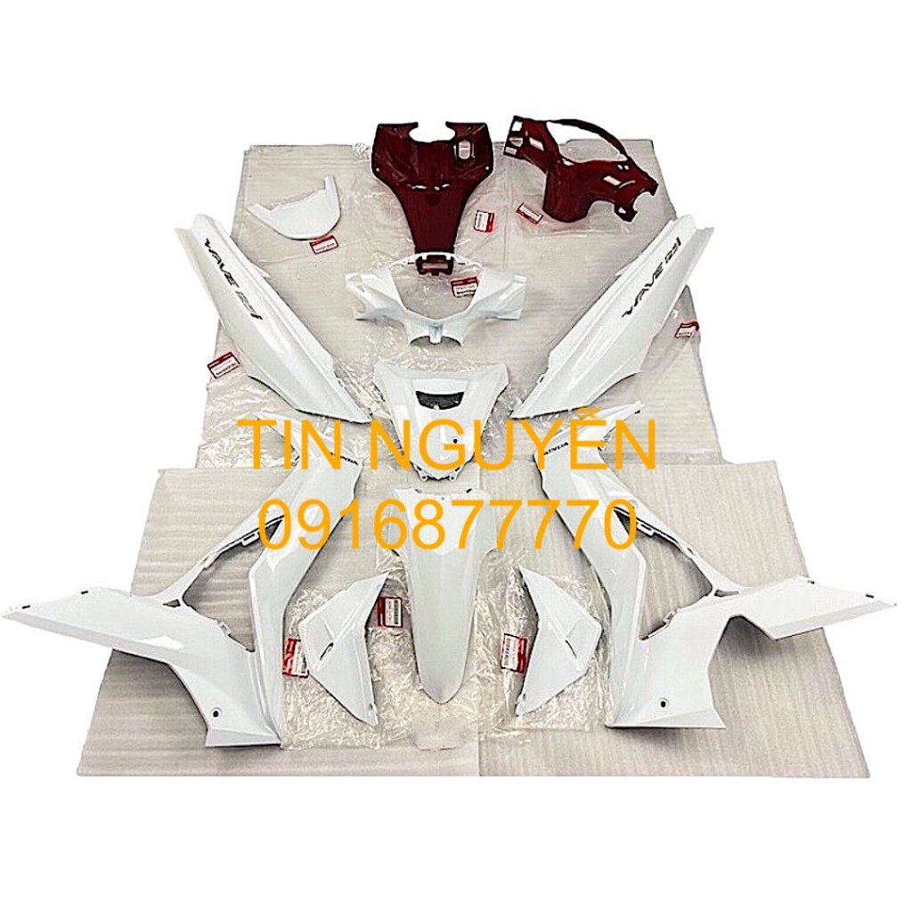 Dàn áo Wave 125i màu trắng chính hãng TÁCH LẺ