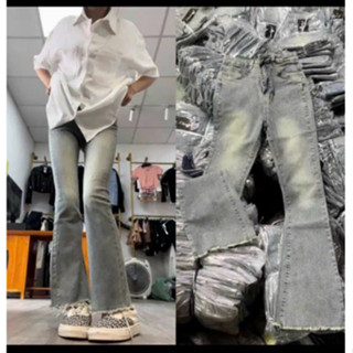 quần jean cạp cao chất co dãn hàng QC loại 1