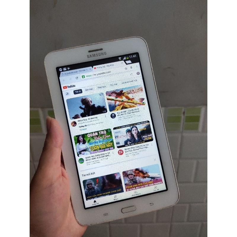 Xác điện thoại, máy tính bảng Samsung Tab 3 Lite T111 chữa cháy, cho trẻ nhỏ