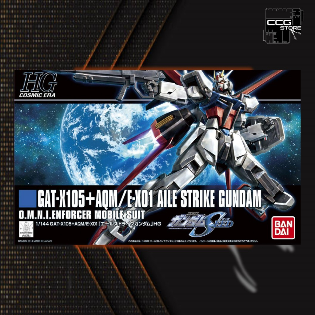 Mô hình lắp ráp Gunpla - BANDAI- HG CE 1/144 Aile Strike Gundam