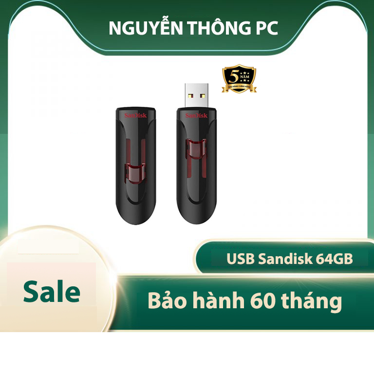 USB SanDisk CZ600 64GB USB 3.0 bảo hành 5 năm ( sẵn file để cài window 10 + phần mềm văn phòng cơ bản )