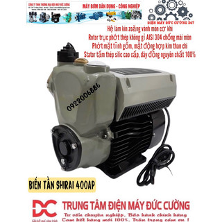 Máy bơm tăng áp biến tần shirai ijlm – 400ap