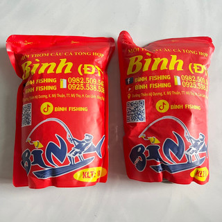1 Bịch Cám câu cá Bình ĐT.mồi câu cá Bình ĐT
