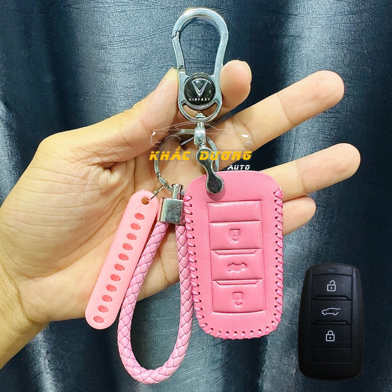 Bao da chìa khoá Vinfast VF5 sang trọng
