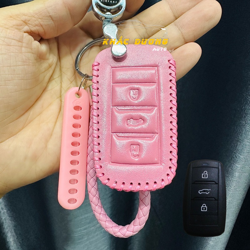 Bao da chìa khoá Vinfast VF5 sang trọng