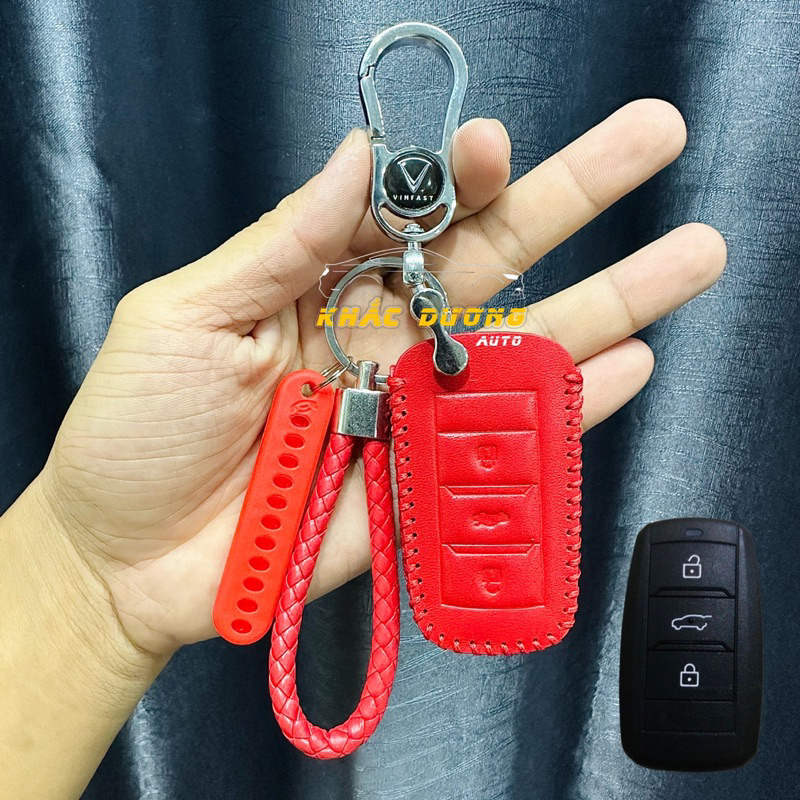 Bao da chìa khoá Vinfast VF5 sang trọng