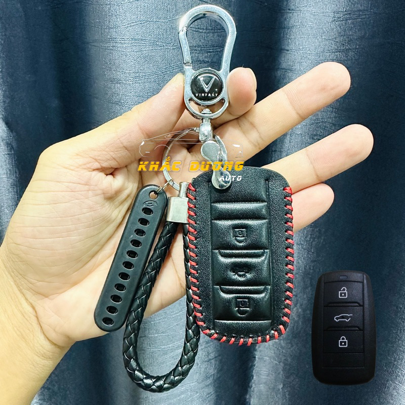 Bao da chìa khoá Vinfast VF5 sang trọng