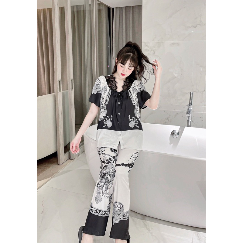 Đồ bộ mặc nhà lụa xướt