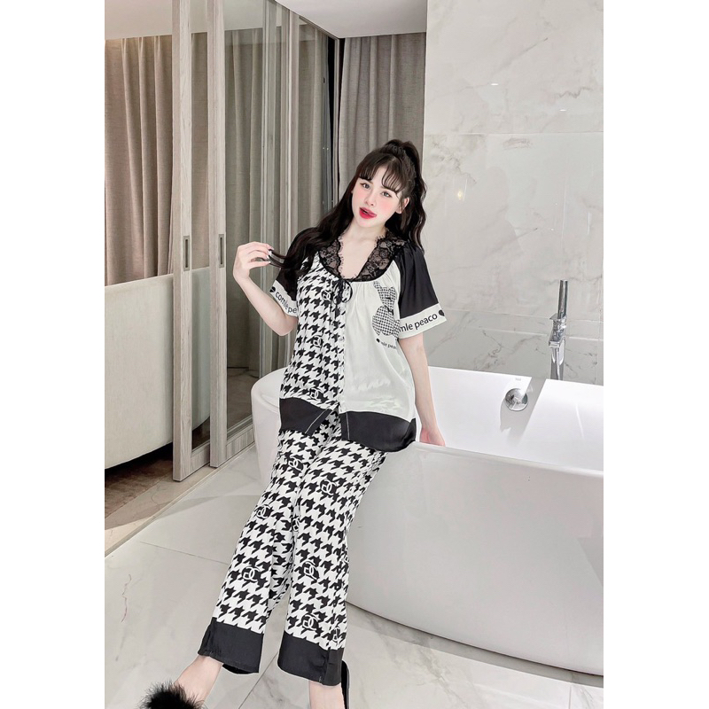 Đồ bộ mặc nhà lụa xướt