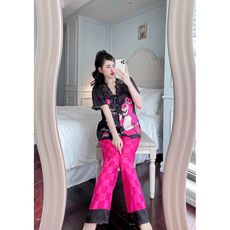 Đồ bộ mặc nhà lụa xướt