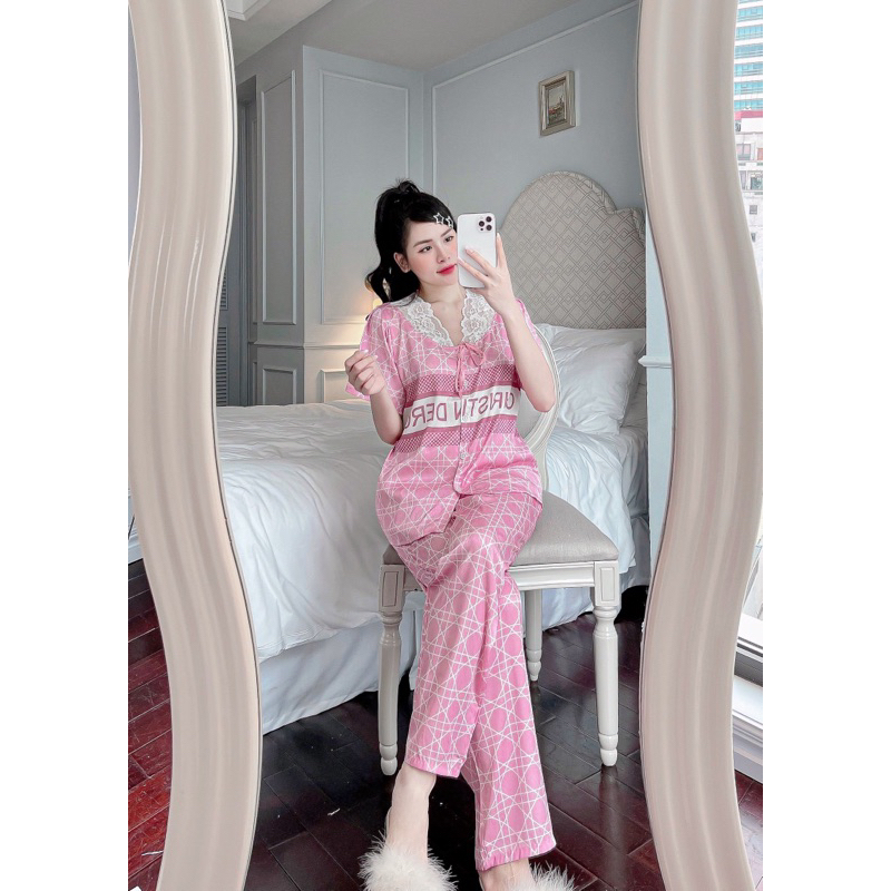 Đồ bộ mặc nhà lụa xướt