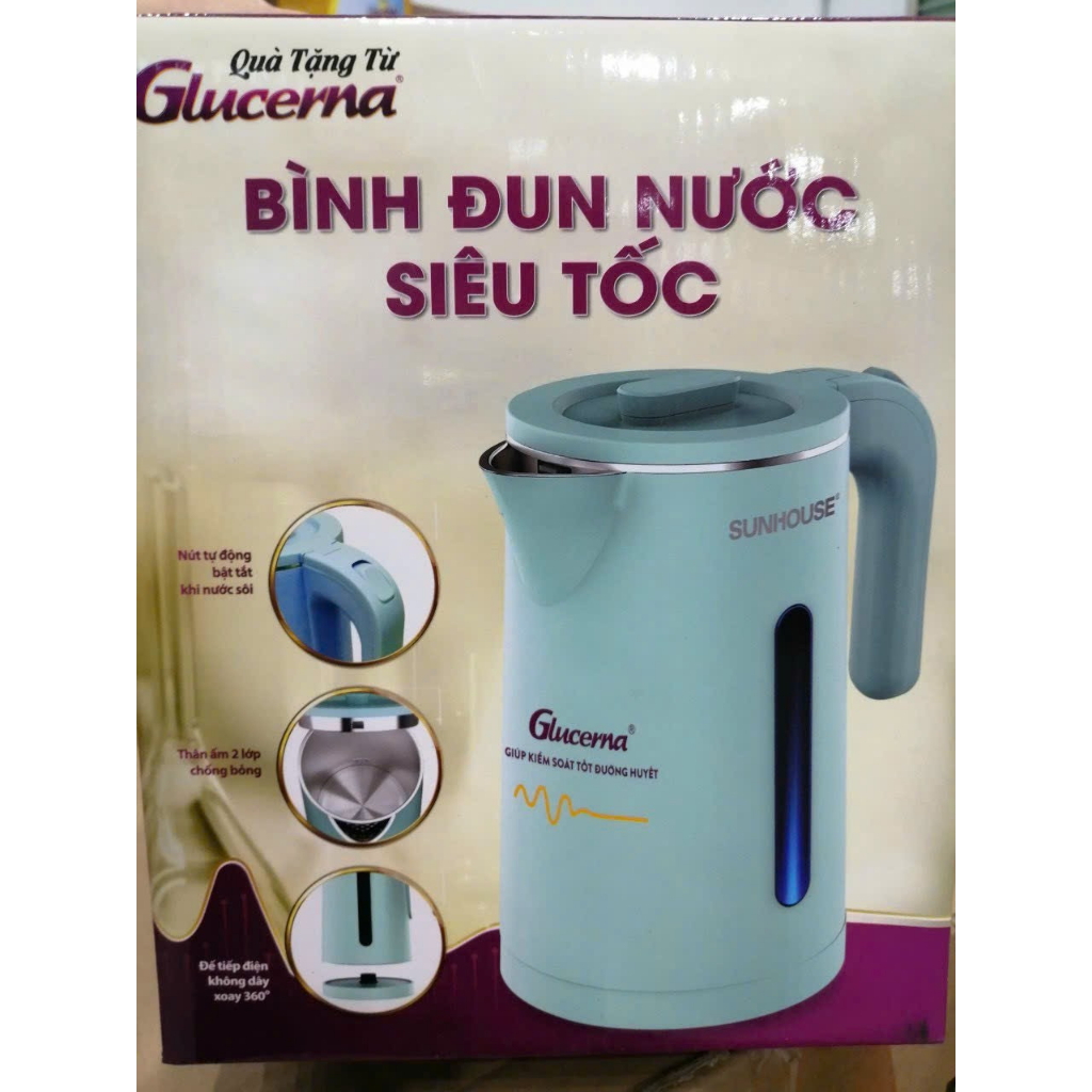 BÌNH ĐUN SIÊU TỐC 1.8L SUNHOUSE 1351 CAO CẤP