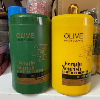 - Kem hấp dầu hấp tóc Olive 500ml