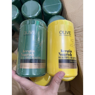 - Kem hấp dầu hấp tóc Olive 500ml