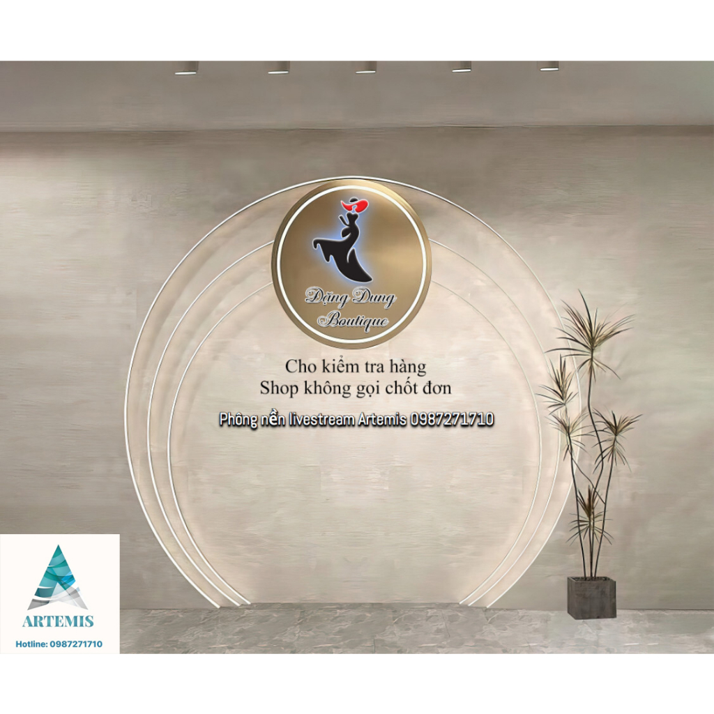 Phông Nền Livestream,Decor, chụp ảnh 3D/5D hợp Xu Thế và in theo kích thước Yêu Cầu