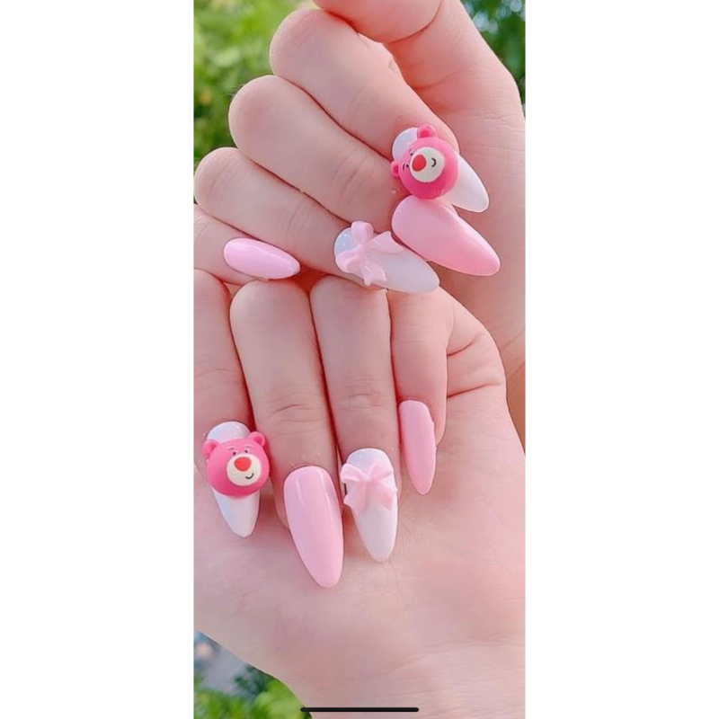 Charm nơ nail trang trí móng hot hit