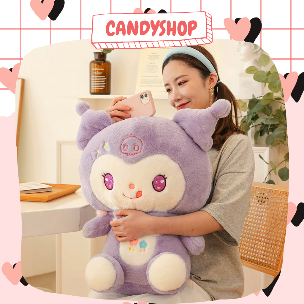 Gấu bông Kuromi nhóm Sanrio size to dễ thương nổi tiếng toàn cầu  CANDYSHOP