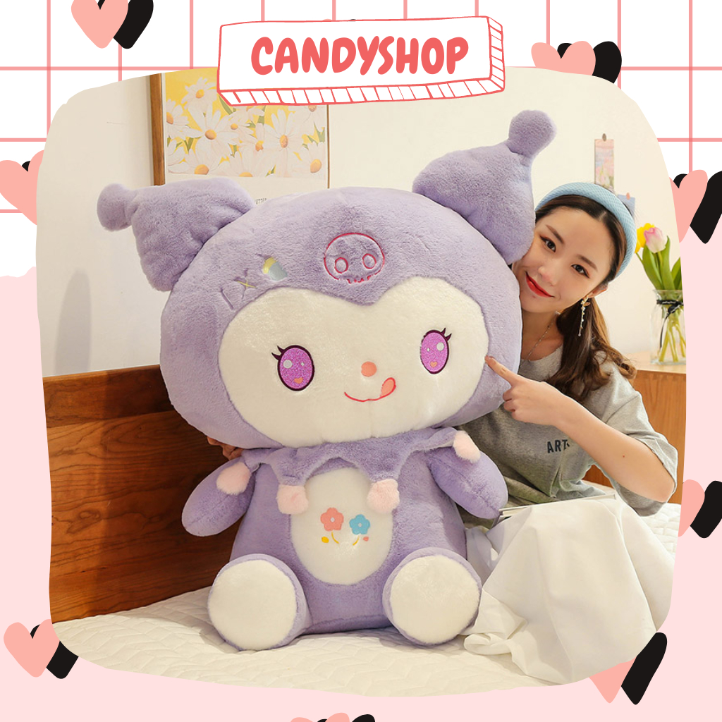 Gấu bông Kuromi nhóm Sanrio size to dễ thương nổi tiếng toàn cầu  CANDYSHOP