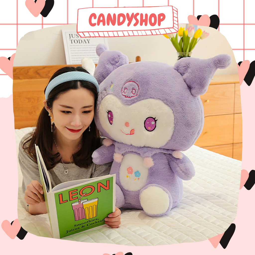 Gấu bông Kuromi nhóm Sanrio size to dễ thương nổi tiếng toàn cầu  CANDYSHOP