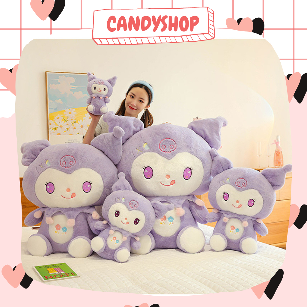 Gấu bông Kuromi nhóm Sanrio size to dễ thương nổi tiếng toàn cầu  CANDYSHOP